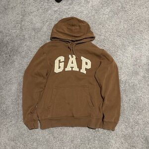 GAP Men's Hoodie in Rich Brown